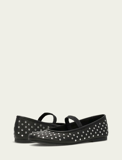 Women's Black Emma Studded Mary Jane Shoe