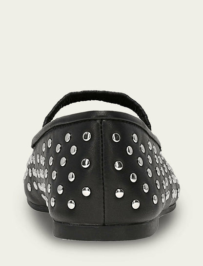 Women's Black Emma Studded Mary Jane Shoe
