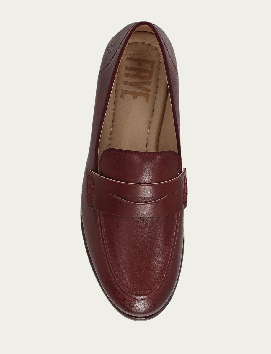 Women's Bordeaux Faith Leather Loafer
