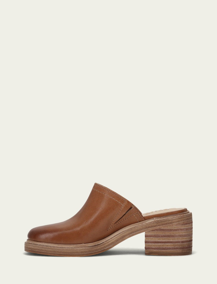 Women's Saddle Leather Kate Mules