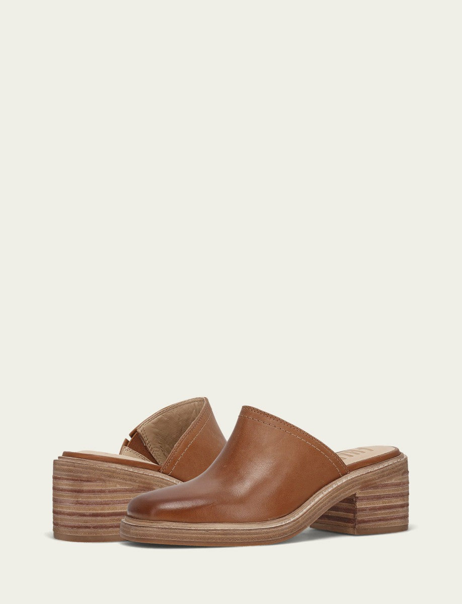 Women's Saddle Leather Kate Mules