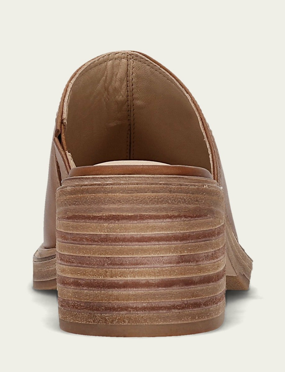 Women's Saddle Leather Kate Mules