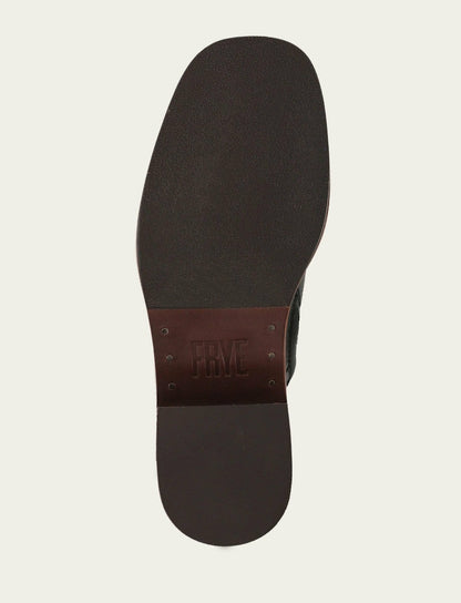 Women's Black Vintage Leather Kate Mules