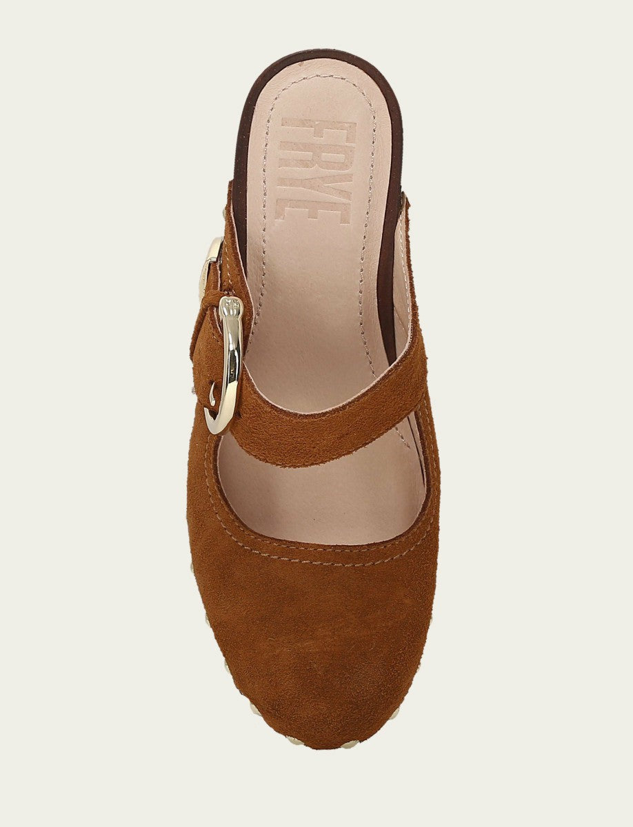 Women's Caramel Cindy Buckle Clog