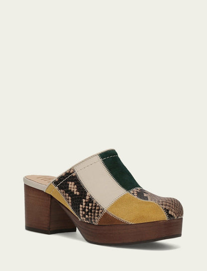 Women's Banana Multi Patchwork Campus Clog