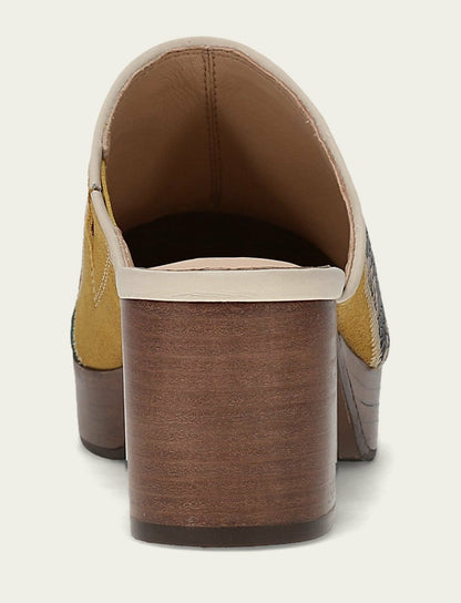 Women's Banana Multi Patchwork Campus Clog