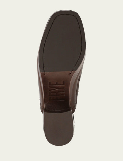 Women's Brown Leather Campus Clog