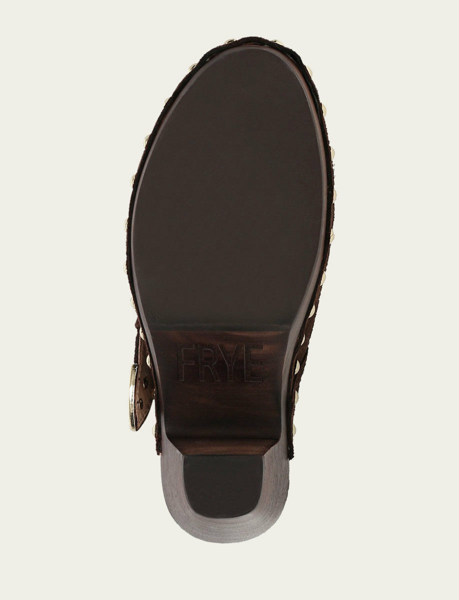 Women's Chocolate Cindy Buckle Clog