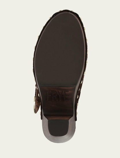 Women's Chocolate Cindy Buckle Clog