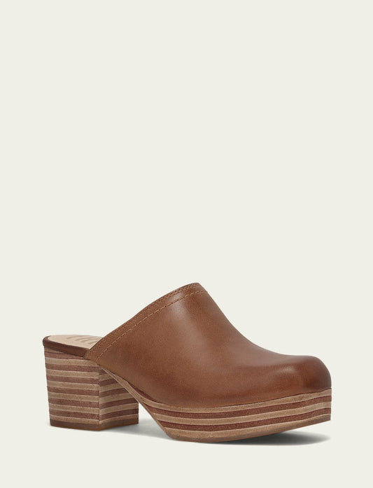 Women's Saddle Leather Campus Clogs