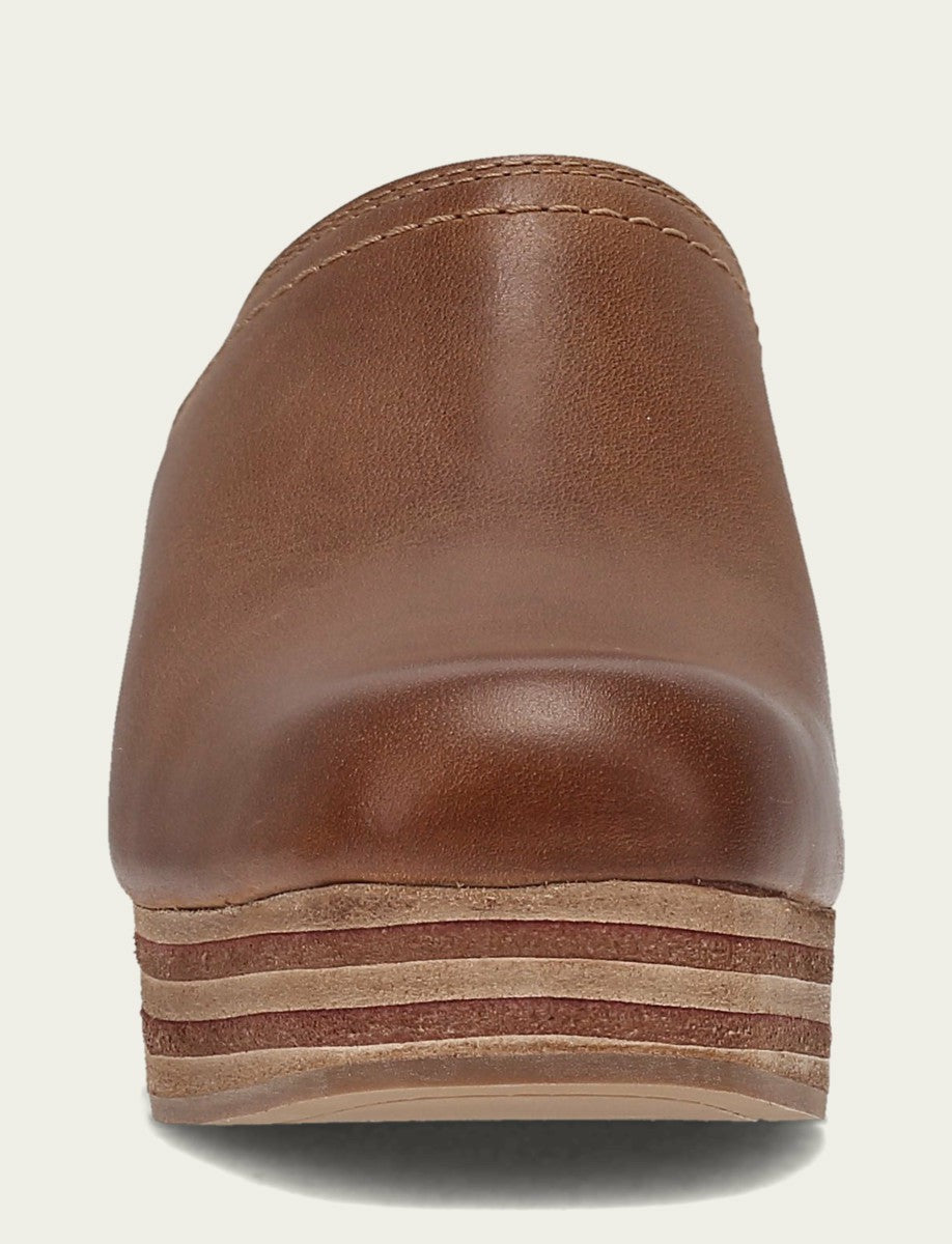 Women's Saddle Leather Campus Clogs