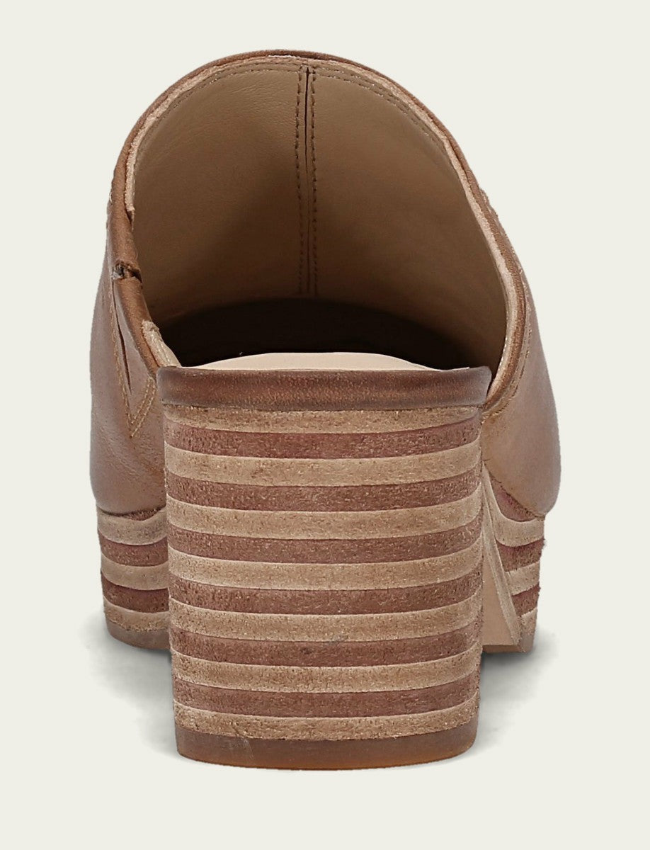 Women's Saddle Leather Campus Clogs