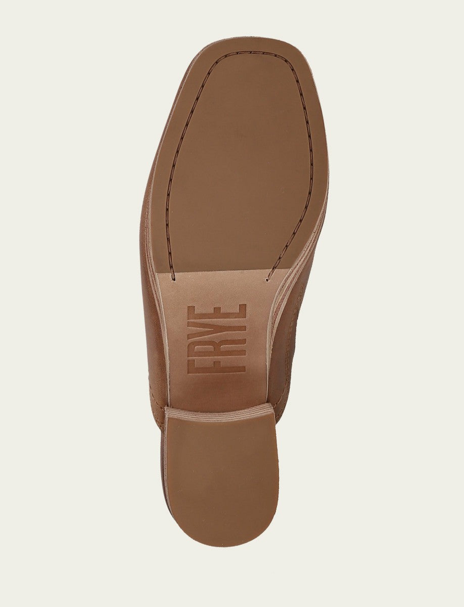 Women's Saddle Leather Campus Clogs