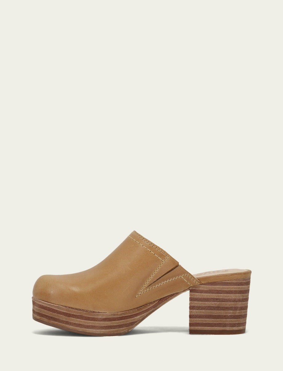 Women's Banana Leather Campus Clogs