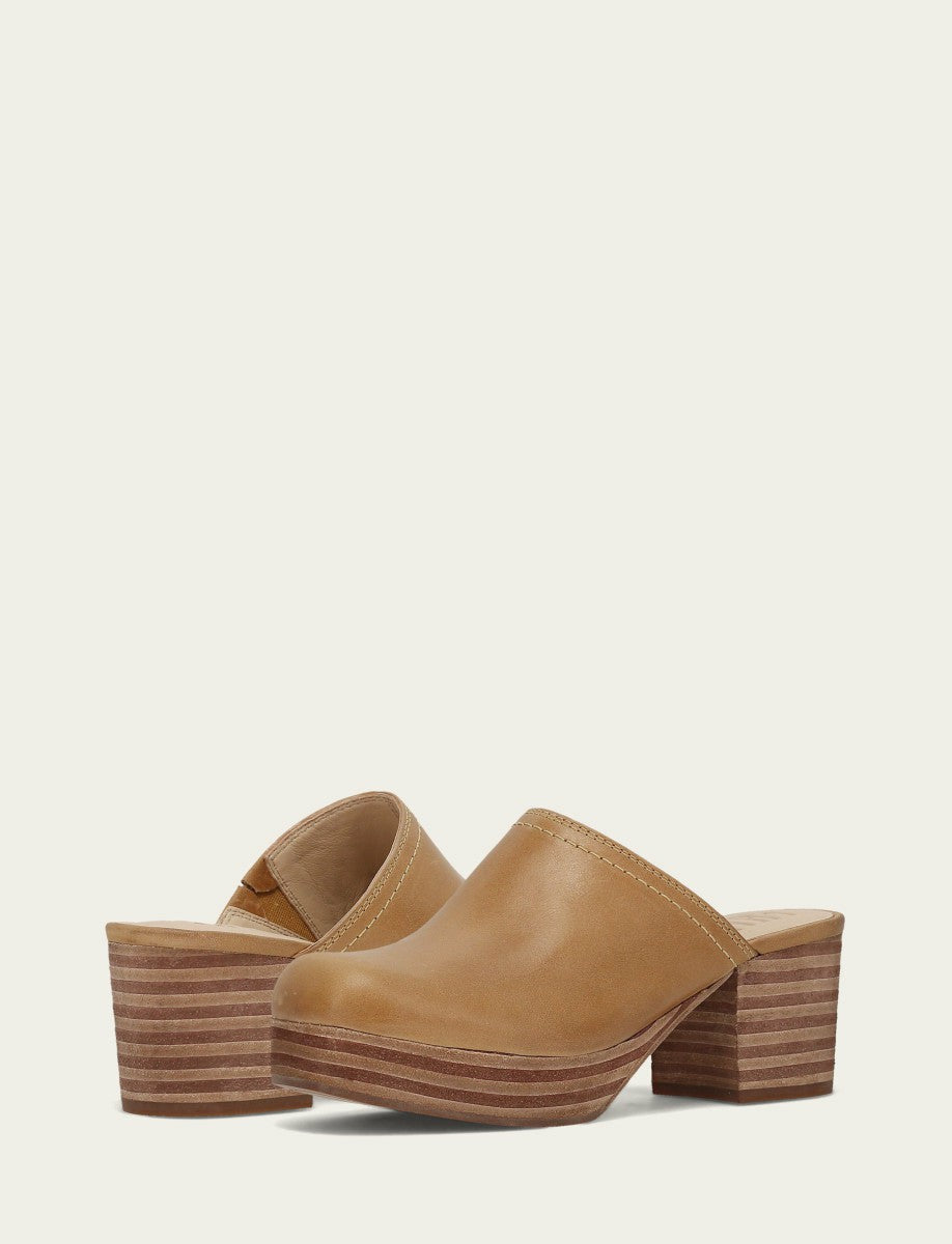 Women's Banana Leather Campus Clogs