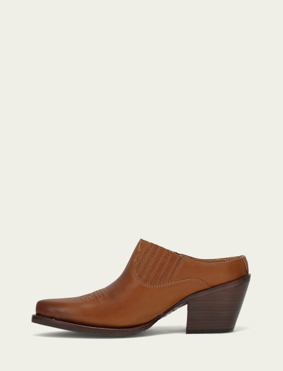 Women’s Saddle Leather Laila Mules