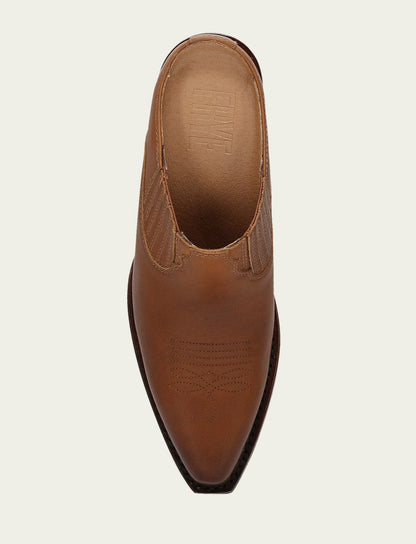 Women’s Saddle Leather Laila Mules