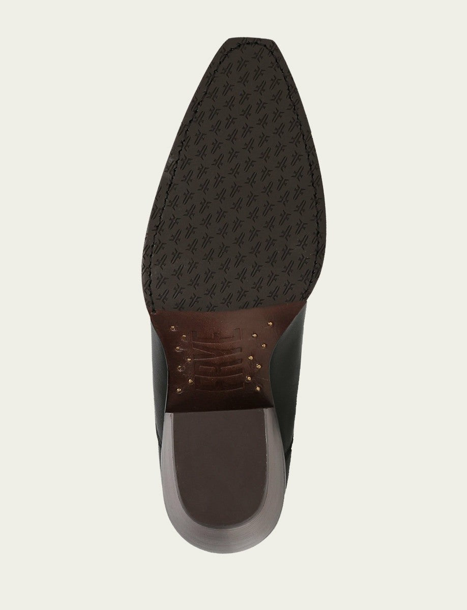 Women’s Black Smooth Leather Laila Mules