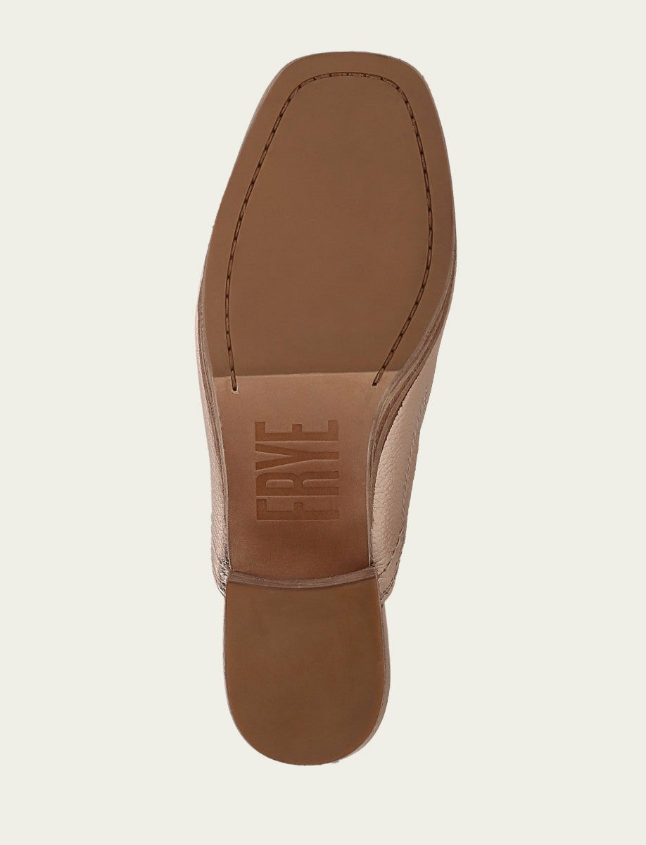 Women’s Rose Gold Metallic Leather Campus Clogs