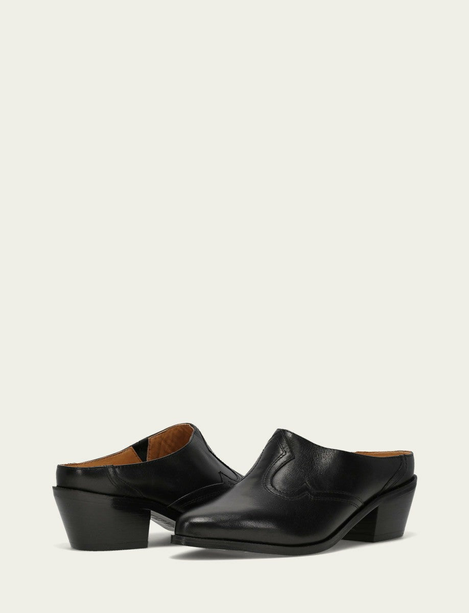 Women's Black Luna Mule