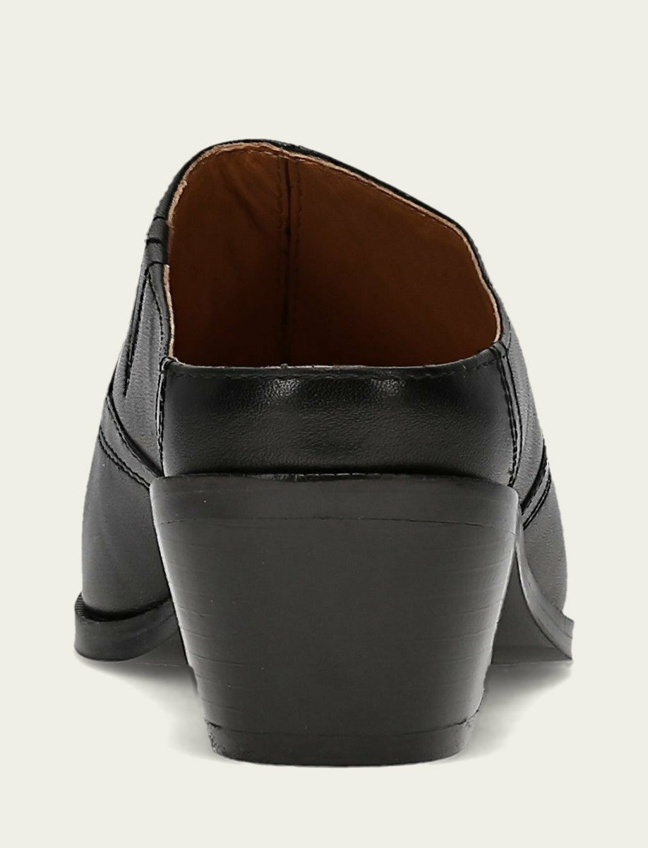 Women's Black Luna Mule