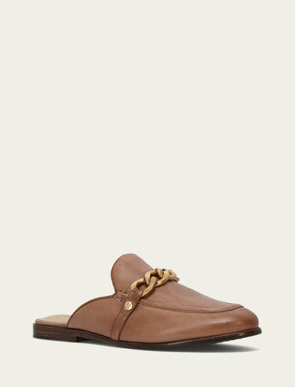 Women’s Dune Faith Chain Leather Mules