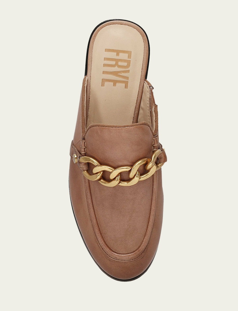 Women’s Dune Faith Chain Leather Mules