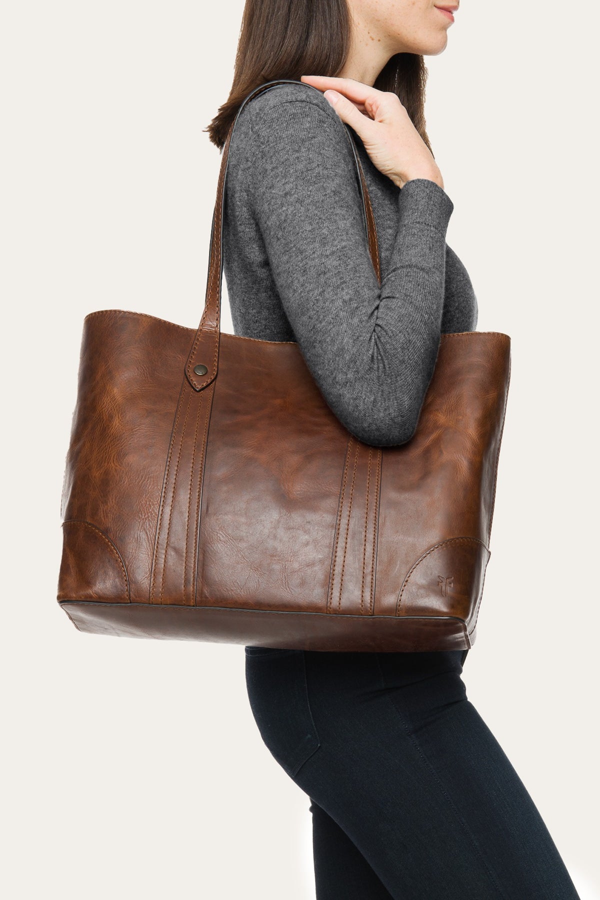 Melissa Cognac Shopper