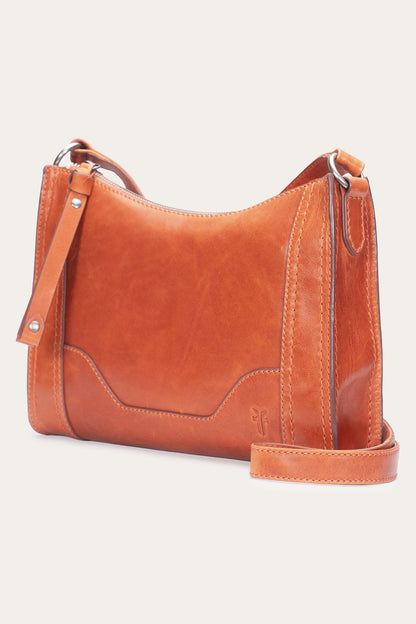 Women's Persimmon Melissa Zip Leather Crossbody