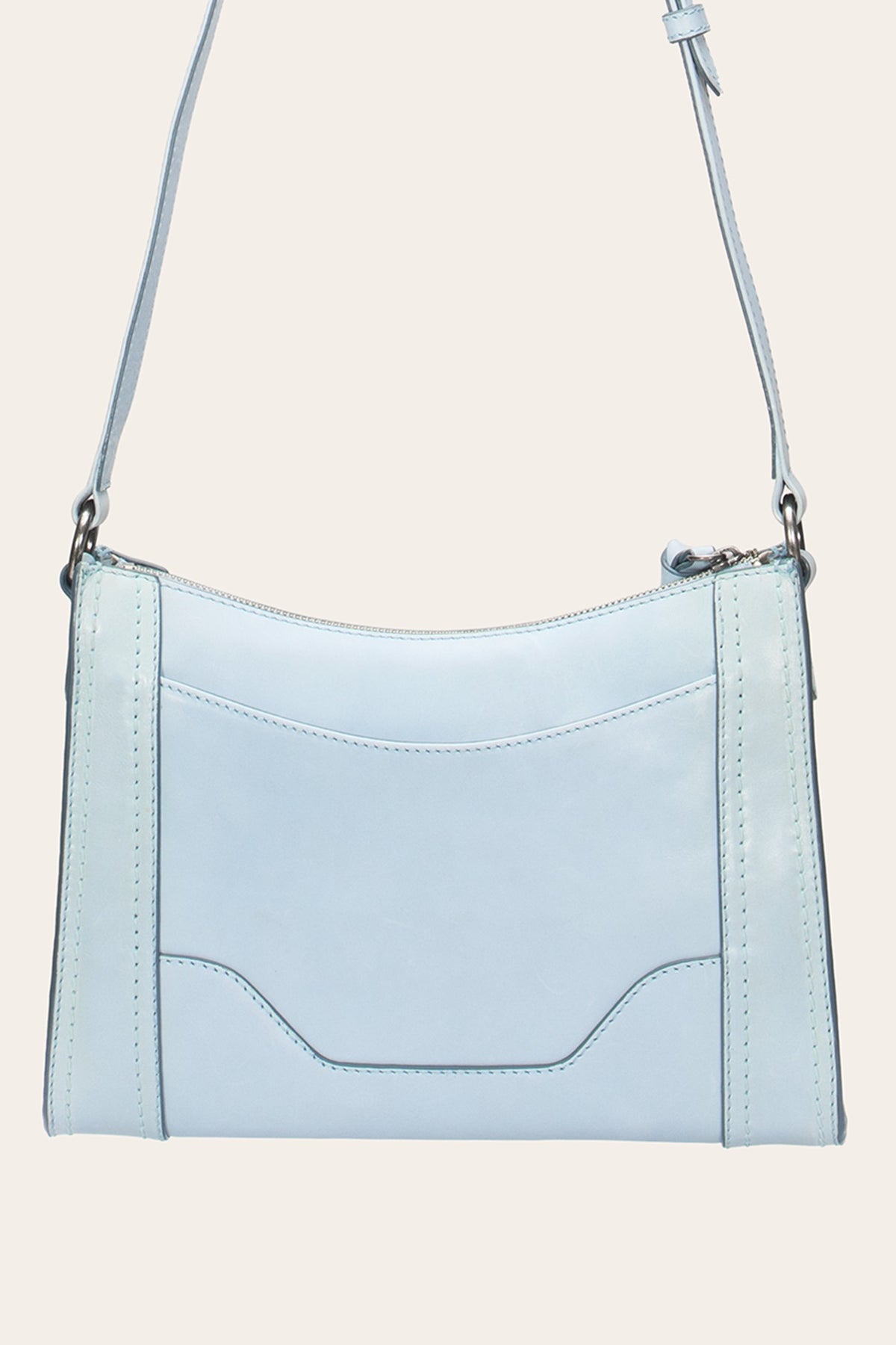 Women's Light Sky Melissa Zip Leather Crossbody