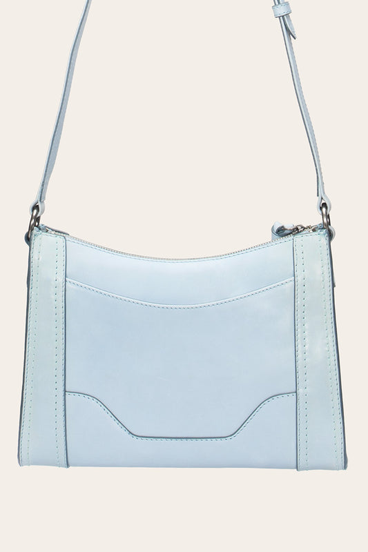 Women's Light Sky Melissa Zip Leather Crossbody