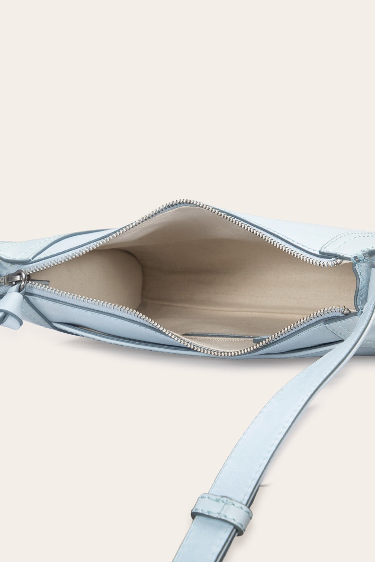 Women's Light Sky Melissa Zip Leather Crossbody