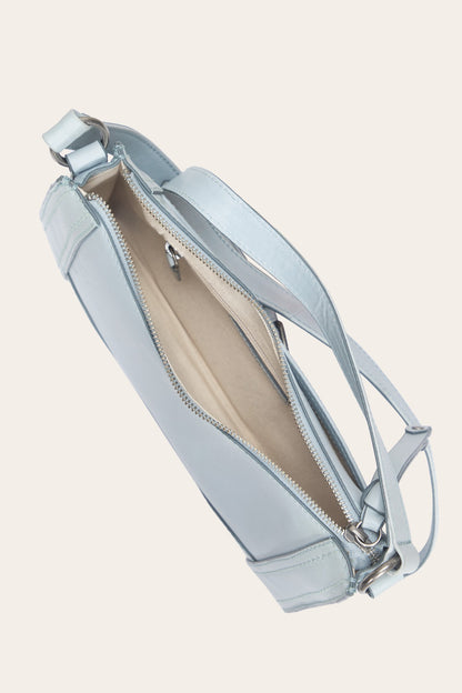 Women's Light Sky Melissa Zip Leather Crossbody