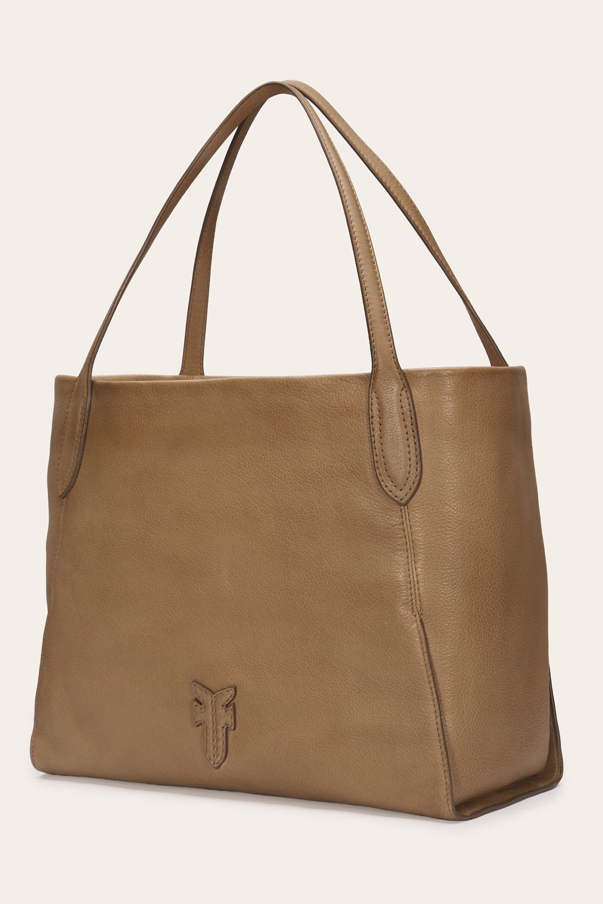 Women's Beige Campus Leather Tote