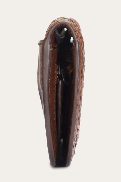 Women's Cognac Jennie Leather Clutch