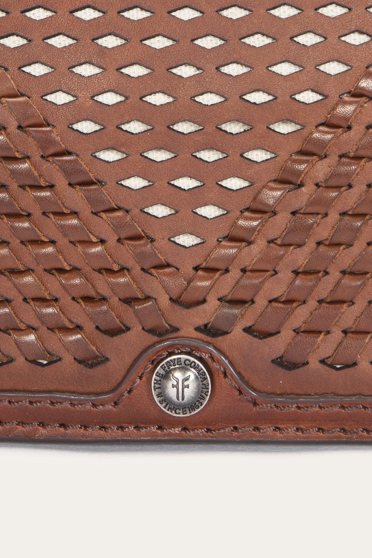 Women's Cognac Jennie Leather Clutch