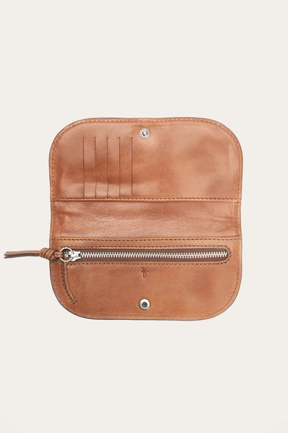 Women's Cognac Jennie Leather Clutch