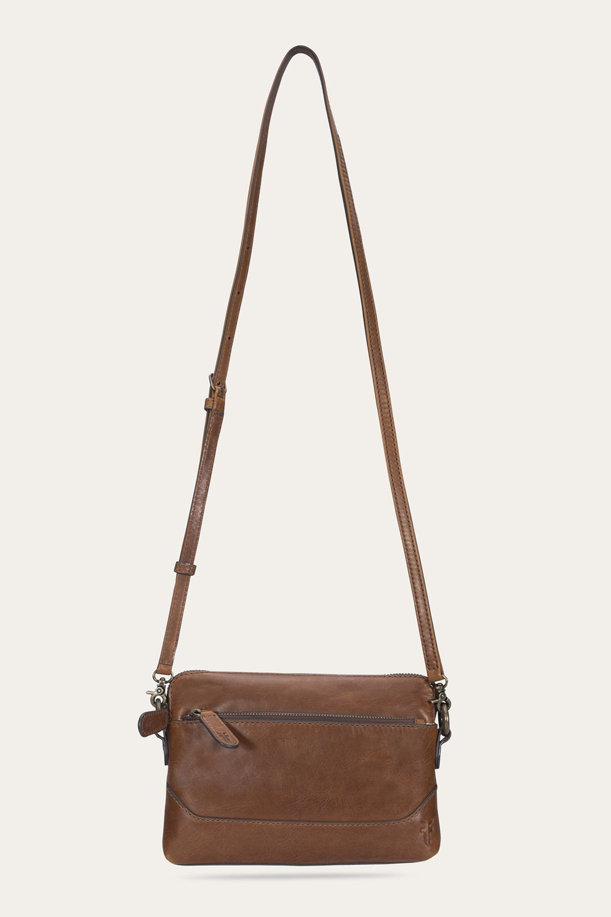 Melissa Cognac Crossbody Wristlet