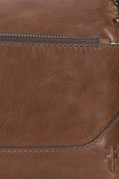 Melissa Cognac Crossbody Wristlet