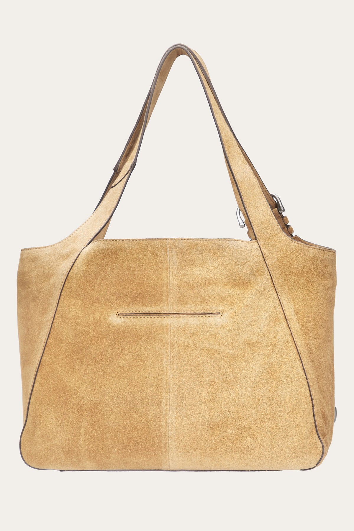Women's Beige Heather Suede Tote
