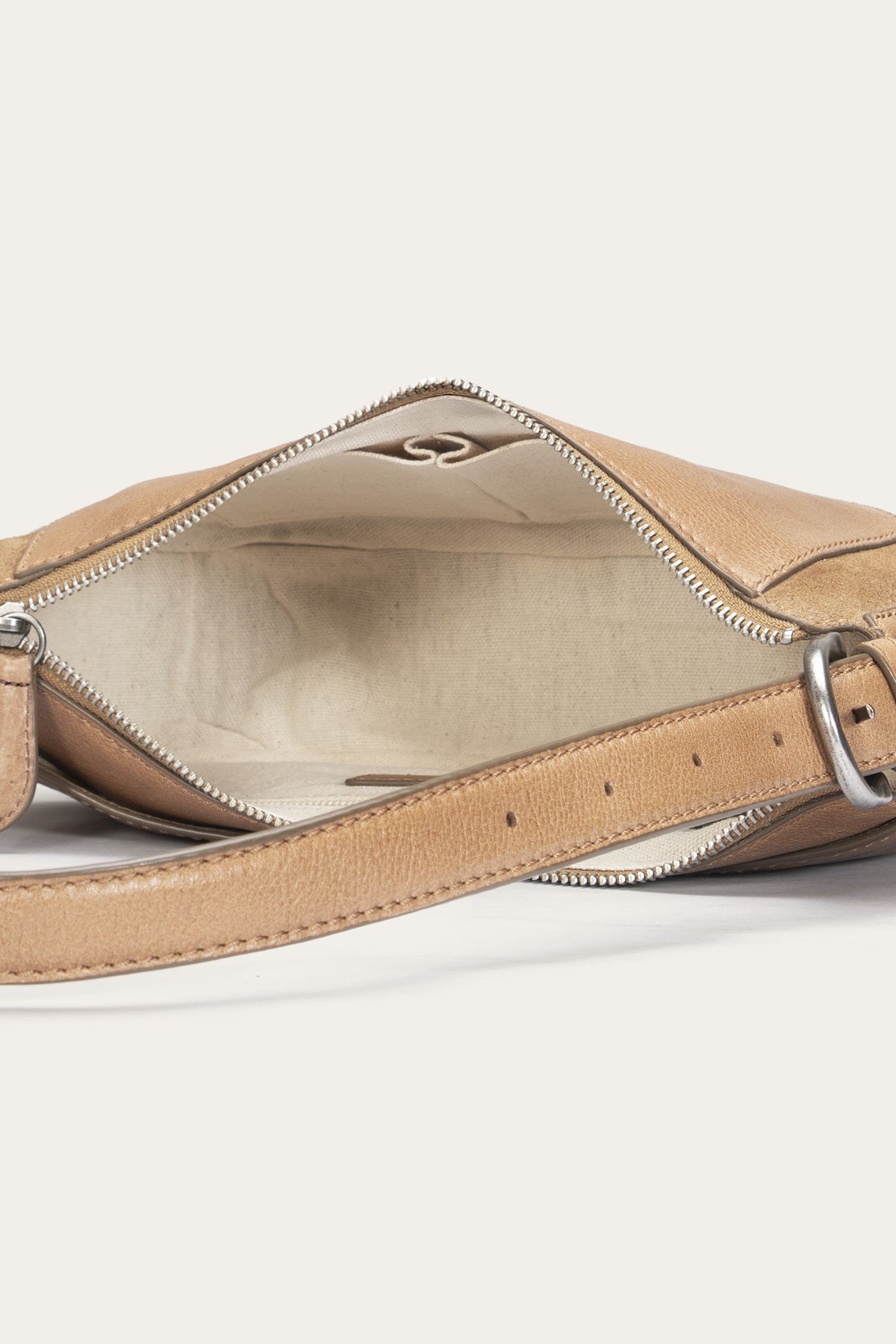 Women's Beige Laila Baguette