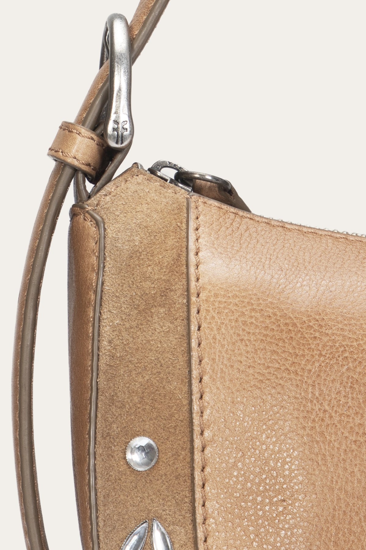 Women's Beige Laila Baguette