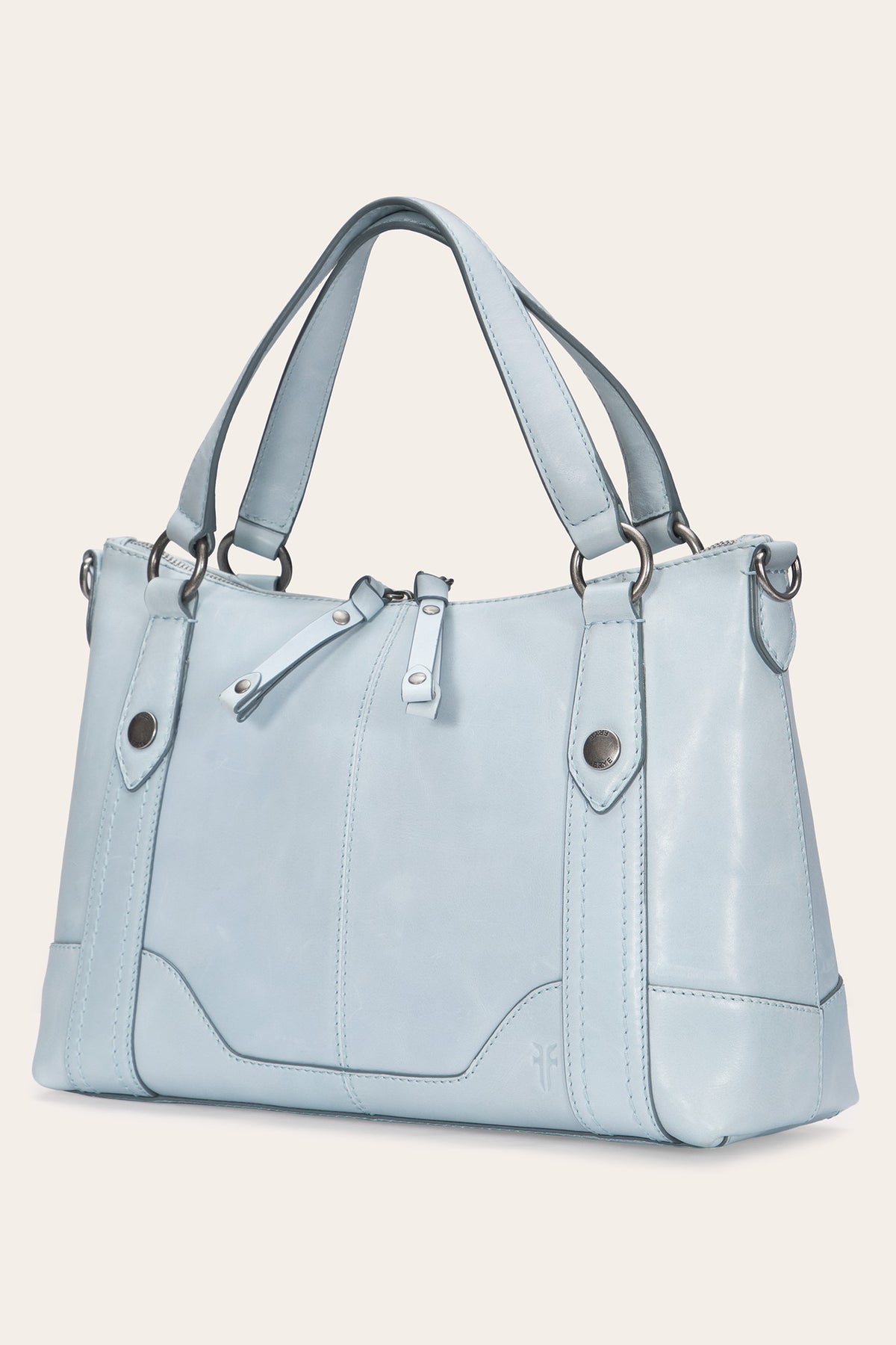 Women's Light Sky Melissa Medium Leather Satchel