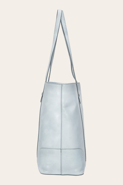 Women's Light Sky Melissa Leather Shopper Bag