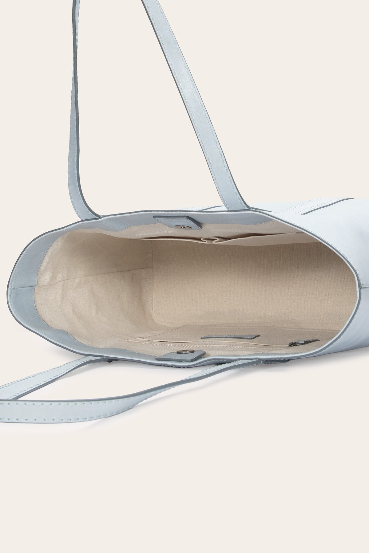 Women's Light Sky Melissa Leather Shopper Bag