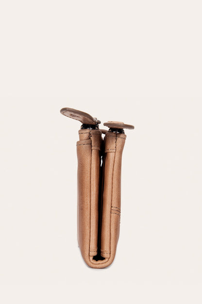 Melissa Beige Double Zip Wallet