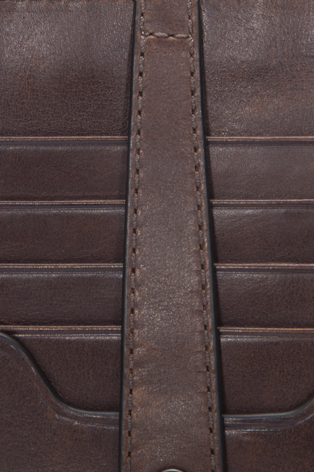Melissa Dark Brown Snap Card Wallet
