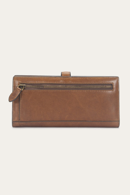 Women's Cognac Melissa Slim Wallet