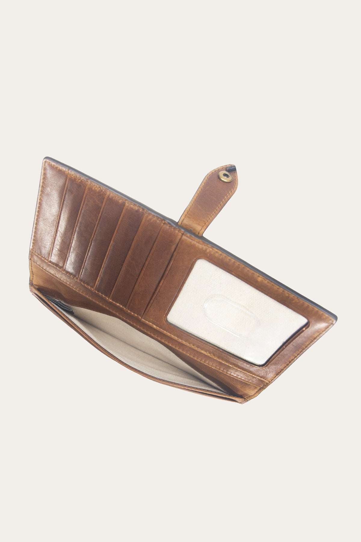 Women's Cognac Melissa Slim Wallet