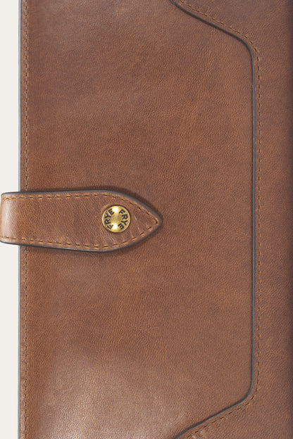 Women's Cognac Melissa Slim Wallet